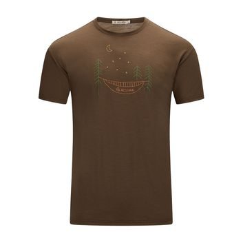 ACLIMA LightWool 140 Tee Forest M's Dark Earth