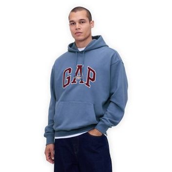 GAP 781237-01 Oversize mikina Heavyweight Modrá