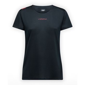 LA SPORTIVA Pure T-shirt W Black/Hibiscus