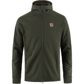 FJÄLLRÄVEN Expedition Fleece Hoodie M Deep Forest