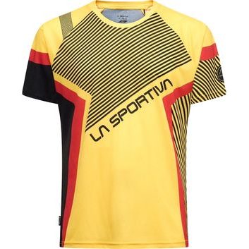 LA SPORTIVA Flow T-Shirt M Black/Yellow