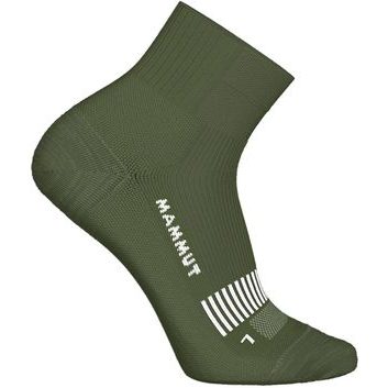 MAMMUT Hiking Full Cushion Quarter Socks Marsh-White