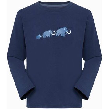 MAMMUT Core Longsleeve Kids Logo marine