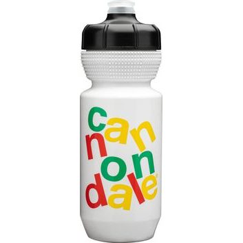 CANNONDALE GRIPPER STACKED BOTTLE 600ml WHT/YEL