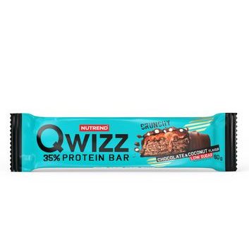 NUTREND Qwizz 35% Protein Bar, tyčinka, 60 g čokoláda+koko