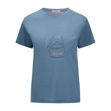 ACLIMA LightWool 140 Tee Kettle W's Blue Fusion
