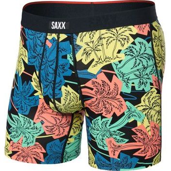 SAXX VIBE XTRA BB FLY, palm fun-black