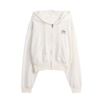 GAP Oversize mikina s logem VintageSoft Americana Bílá