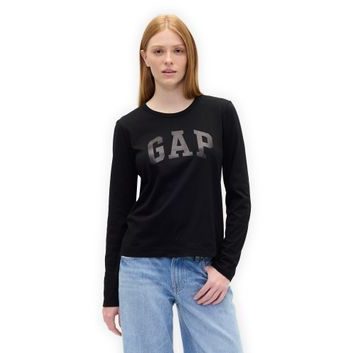 GAP 846968-02 Tričko s logem Černá