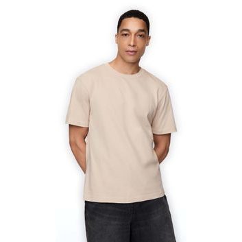 GAP 735031-08 Tričko Heavyweight Unisex Béžová