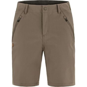 FJÄLLRÄVEN Abisko Trail Stretch Shorts W Suede Brown