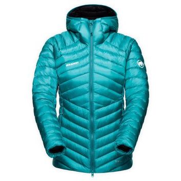 MAMMUT Broad Peak IN Hooded Jacket Women, deep teal-black