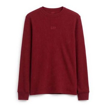 GAP 795644-03 Tričko s vaflovým vzorem Červená