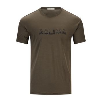 ACLIMA LightWool tee Logo M's Tarmac