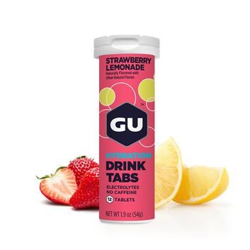 GU Hydration Drink Tabs 54 g Strawberry Lemonade