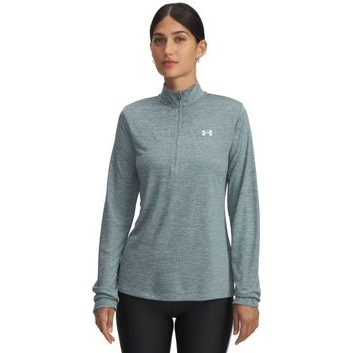UNDER ARMOUR Tech 1/2 Zip- Twist 587-BLU