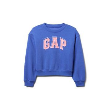 GAP Dětská oversize mikina s logem Tmavě modrá