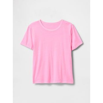 GAP Bavlněné tričko Růžová