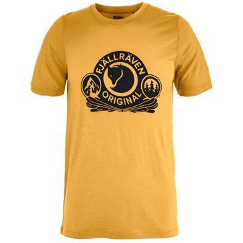 FJÄLLRÄVEN Abisko Wool Classic SS M Ochre