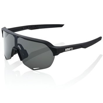 100% S2, Soft Tact Black - Smoke Lens