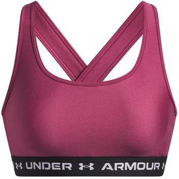 UNDER ARMOUR Crossback Mid Bra-RED/PURP