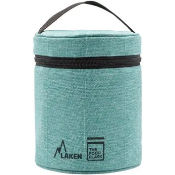LAKEN Steel Food Thermos with Thermal Case 1000 ml Ocean Green