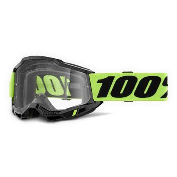100% ACCURI 2 JUNIOR Goggle Neon Yellow - Clear Lens