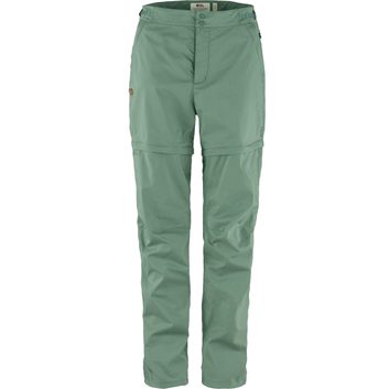 FJÄLLRÄVEN Abisko Hike Zip-off Trs W, Patina Green