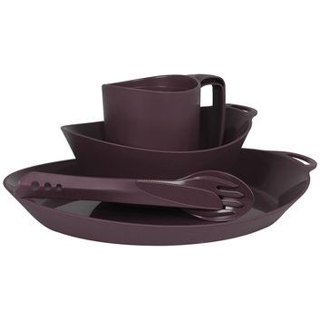 LIFEVENTURE Ellipse 4-Piece Set; purple