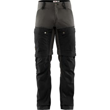 FJÄLLRÄVEN Keb Gaiter Trousers M, Black-Stone Grey