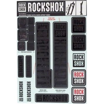 ROCK SHOX 11.4318.003.505 - DECAL KIT 35MM STEALTH