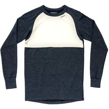 DEVOLD Expedition Merino Silk Shirt Man, Ink/Offwhite