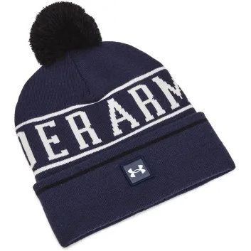 UNDER ARMOUR M Halftime Pom Beanie-BLU