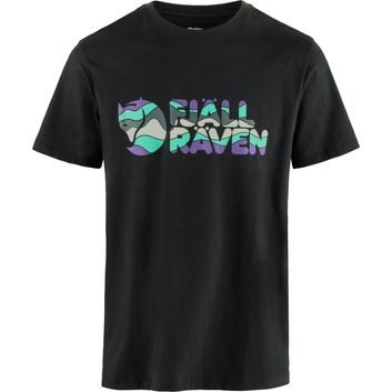 FJÄLLRÄVEN Multicolor Logo T-shirt M Black