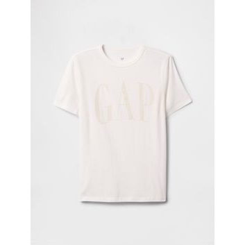 GAP Dětské tričko s logem Bílá