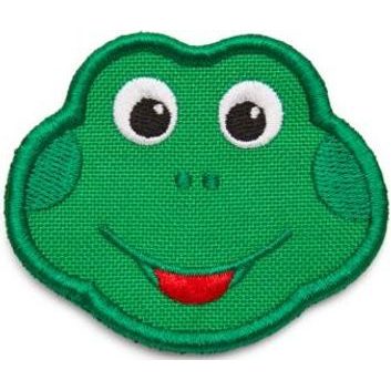 AFFENZAHN Velcro badge Frog - green