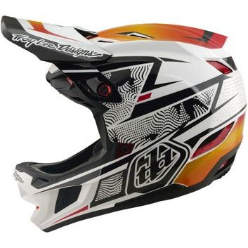TROY LEE DESIGNS D4 COMPOSITE MIPS LINED UP WHITE