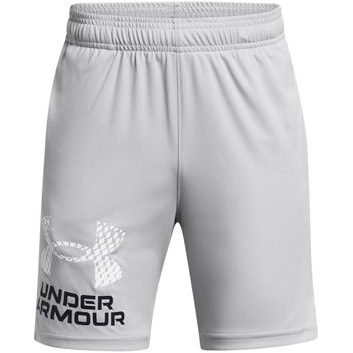 UNDER ARMOUR Tech Logo Shorts, Mod Gray / White