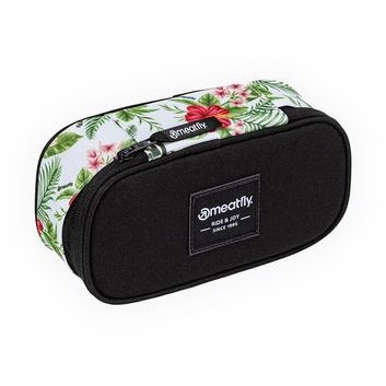 MEATFLY Pencil Case L White Tropical