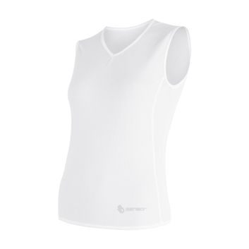 SENSOR COOLMAX AIR women's sleeveless shirt white