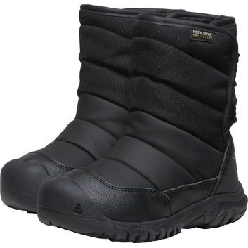 KEEN PUFFRIDER WP CHILDREN, black/steel grey