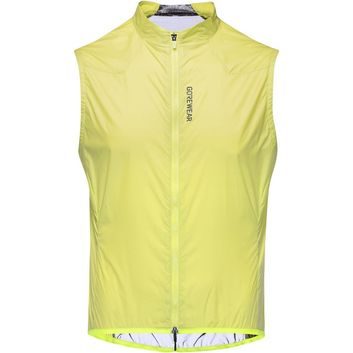 GORE Distance Windbreaker Vest Mens lime yellow