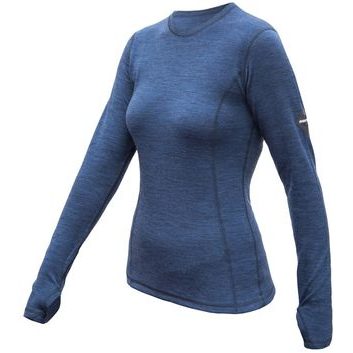 SENSOR MERINO BOLD dámské triko dl.rukáv cool blue