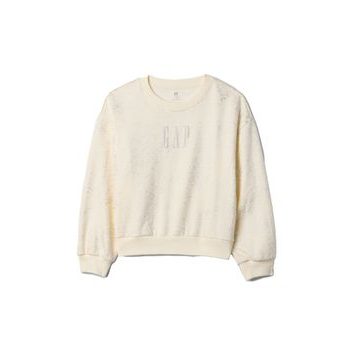 GAP Dětská oversize mikina s logem Béžová