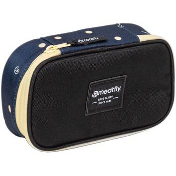 MEATFLY XL Pencil Case, Yellow Dots