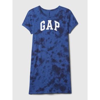 GAP Šaty s logem Tmavě modrá