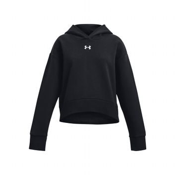 UNDER ARMOUR Rival Fleece Crop Hoodie-BLK