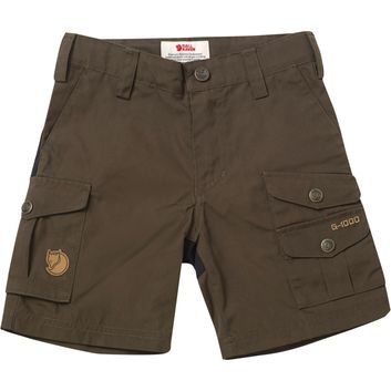 FJÄLLRÄVEN Kids Vidda Shorts Dark Olive