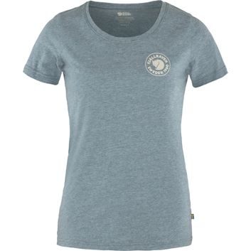 FJÄLLRÄVEN 1960 Logo T-shirt W Indigo Blue-Melange
