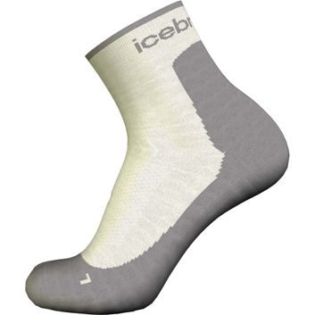 ICEBREAKER W Mer Hike+ Light Mini ECRU HTHR/ALLOY